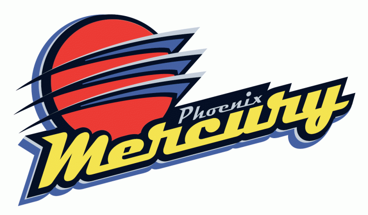 Phoenix Mercury 1997-2010 Primary Logo iron on transfers for T-shirts